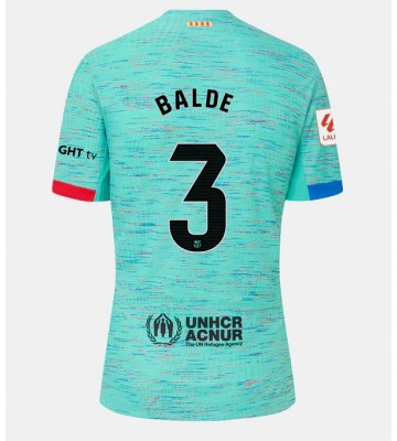 Barcelona Alejandro Balde #3 Tercera Equipación Mujer 2023-24 Manga Corta